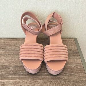 Pink Vince Camuto Wedges